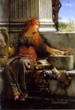 poesía romántica Sir Lawrence Alma Tadema Pinturas al óleo